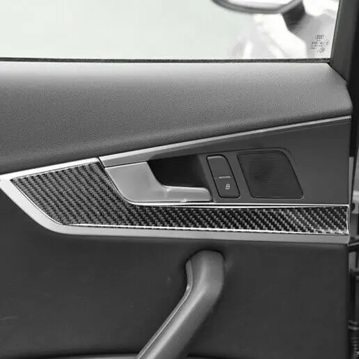 

Наклейки на панель двери автомобиля из углеродного волокна для Audi A4/A5 2017-2019