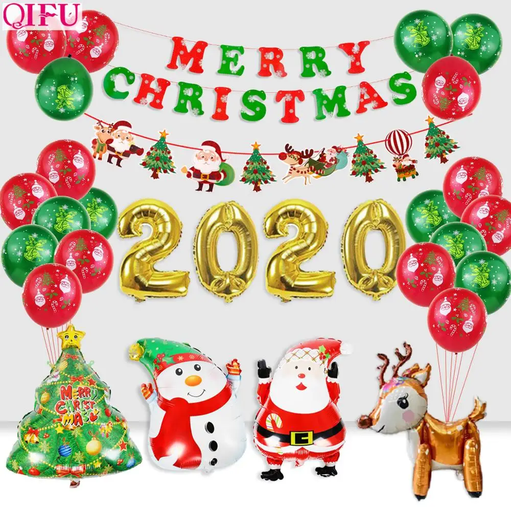 QIFU Рождественские шары Рождественский Декор для дома счастливый новый год шар