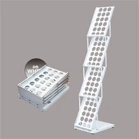 a4 magazine brochure catalogue literature poster page holder tray folding holder display rack in booth exhibition shop display