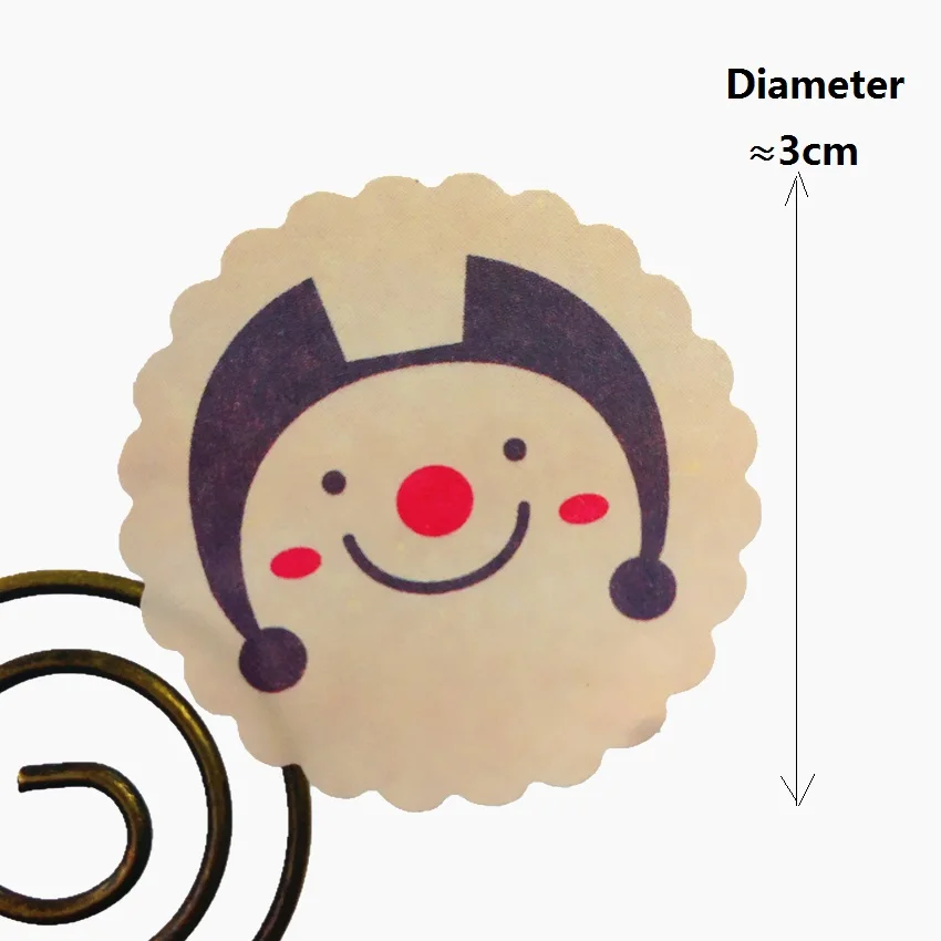 

free shipping 10packs/lot Vintage Santa Claus Christmas Tree Custom Stickers Baking Decoration Packaging Sealing Label Sticker