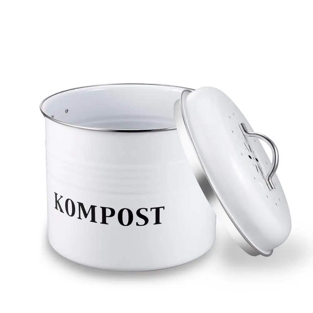 Контейнер для мусора винтажный кухонный контейнер с крышкой мусора|Мусорные