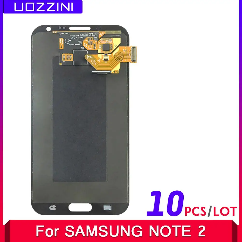 10 шт./лот Super AMOLED для Samsung Galaxy Note 2 N7100 N7105 ЖК дисплей 100% протестированный рабочий