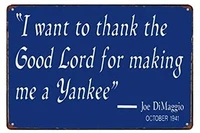 thanks the lord for making me yankee tin sign metal sign metal poster metal decor outdoor indoor wall panel