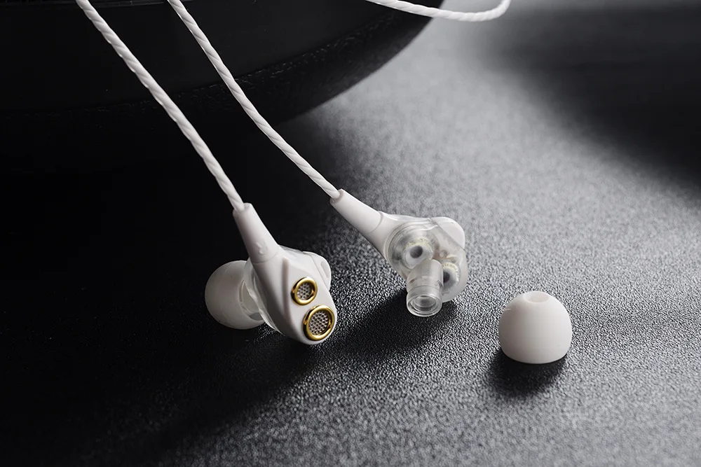 Bluetooth наушники с высоким басом, двойной привод, стерео наушники-вкладыши, проводные наушники с микрофоном, компьютерные наушники, поддержка TF карты для телефона