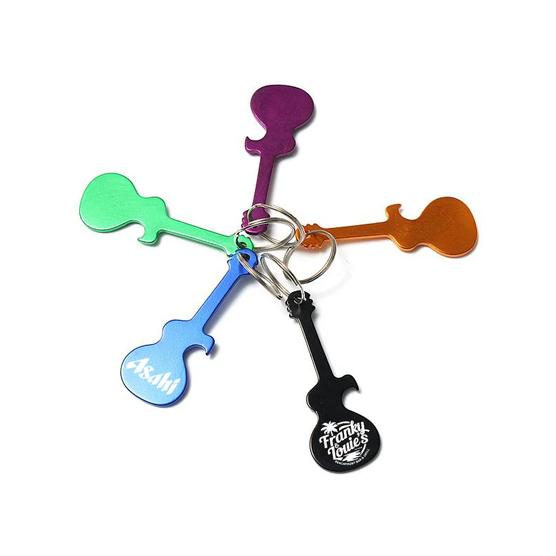 Рекламный подарок на заказ с гравировкой логотипа открывалка для бутылок брелок