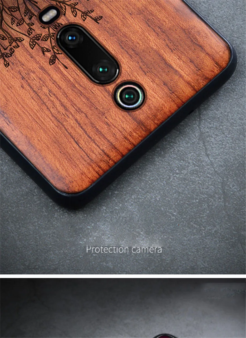 Для Xiaomi mi 9t чехол Boogic Wood funda Red mi k20 Pro Rosewood TPU противоударный задний Чехол для телефона Xiaomi mi 9T Pro Чехол