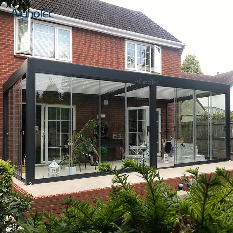 Алюминиевый жалюзи с дистанционным управлением водонепроницаемая палатка