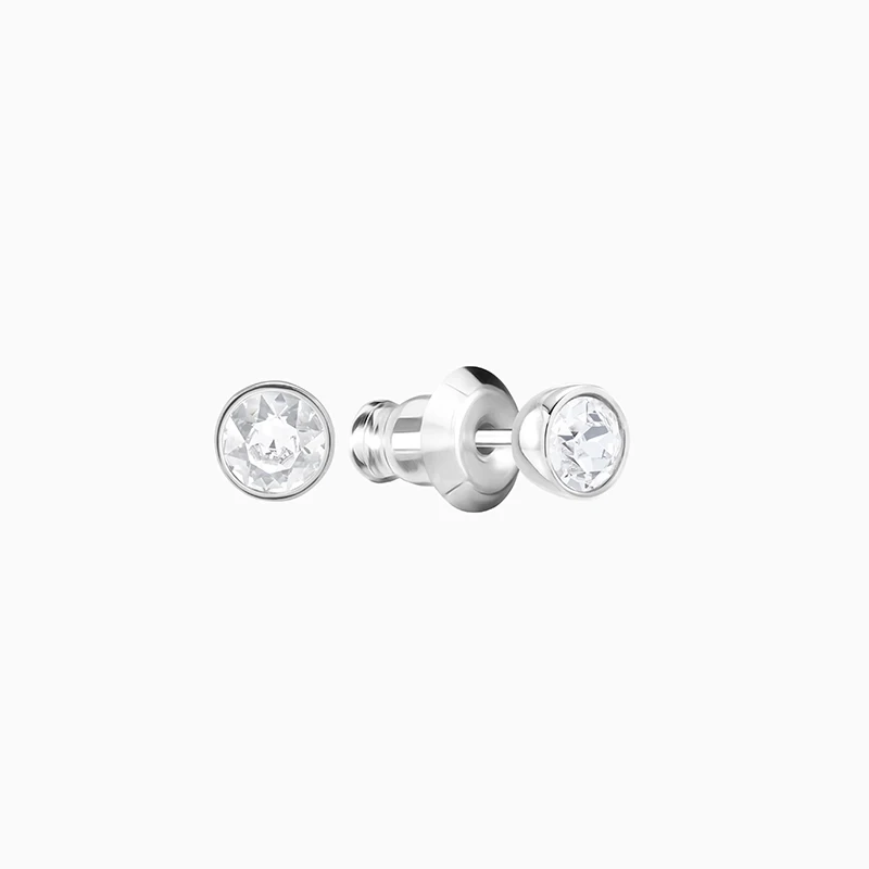 

SWA1:1 2021 Fashion Jewelry New Crystal Set Platinum Charming Round Decoration Women's Charm Necklace Romantic Luxury Gift