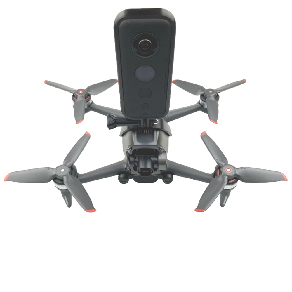 â€‹For DJI FPV Camera Top Expansion Bracket Gopro Hero Sports Action Camera Adapter Mount Clamp Holder For DJI FPV Drone Accessory