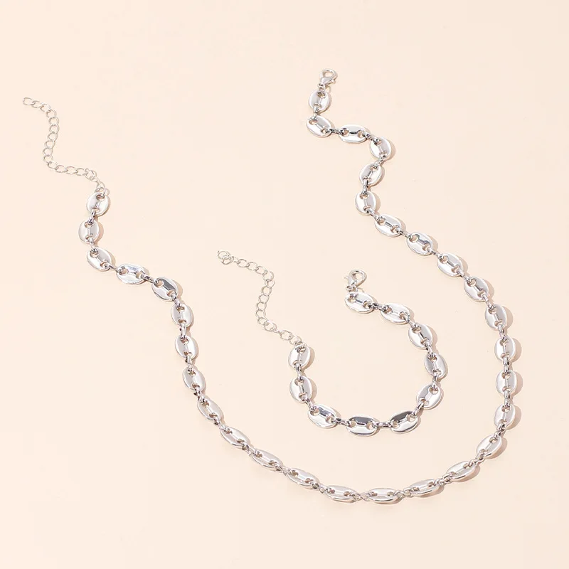 WGOUD Fashion Gold Color Novely Metal Charm Choker Necklace New Design Exaggerated Texture Chains Women Gift | Украшения и