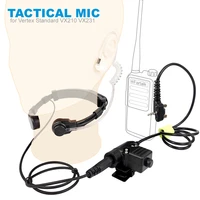 walkie talkie microphone u94 ptt neck throat mic radio tactical headset for vertex standard vx210 vx228 vx230 vx231 vx298 vx300