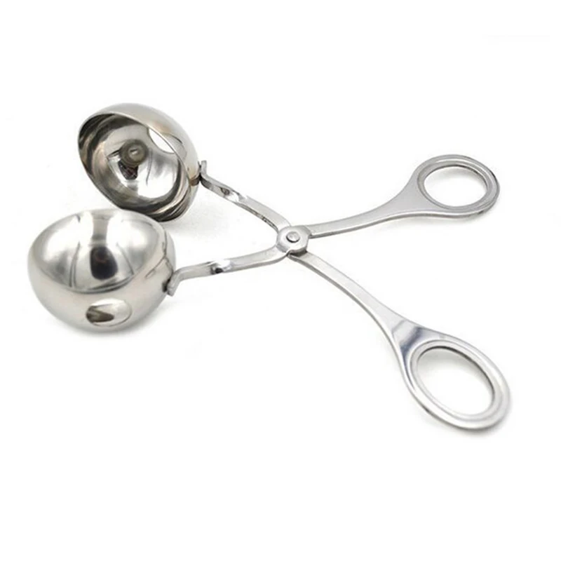 Meatball Maker Stainless Steel DIY Fish Meat Rice Beef Cookware Scoop Clip Simple Convenient Kitchen Tools Press | Дом и сад