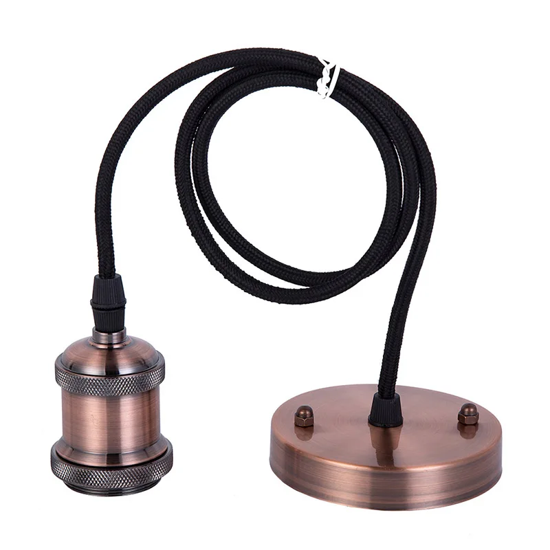 Rose Copper Потолочный светильник в стиле ретро лампа Лофт винтажные промышленные подвесные светильники железный подвесной светильник для кафе кухни столовой - Цвет корпуса: Rose Copper
