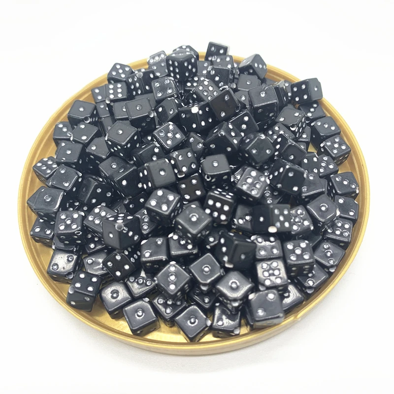 6 сторонние портативные кости для напитков 50 шт./лот мм акриловые Круглые Угловые