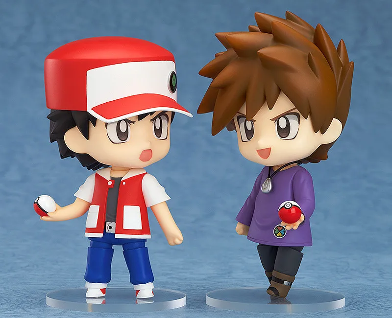 Фигурки игровых персонажей Pokemon Аш Кетчум, Гэри Оук и другие, Q.ver, 412#, аниме-модель игрушки Мью и Пикачу.