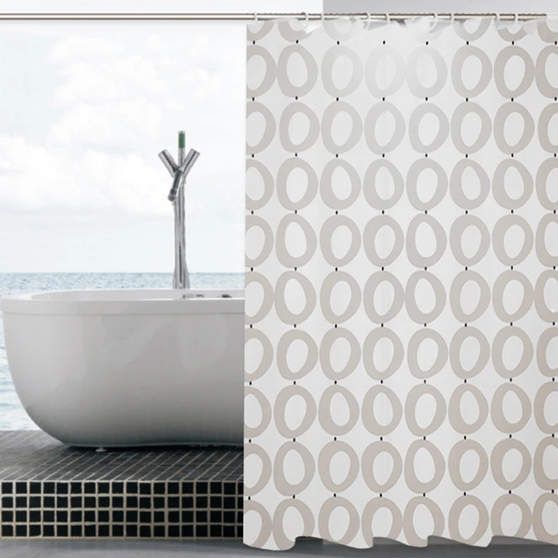 Простая Водонепроницаемая занавеска для душа Декор бесконечная защита от Mildewproof
