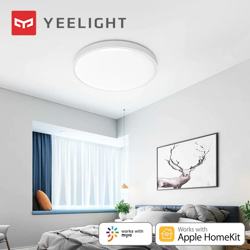 

Умные потолочные светильники Yeelight, 550 дюйма, 50 Вт, поддержка Homekit, Bluetooth, дистанционное управление через приложение, голосовое управление, умн...