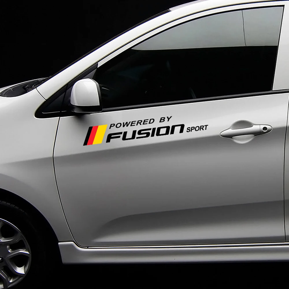 2 шт. автомобильные наклейки авто боковой двери Автоспорт для Ford Fusion