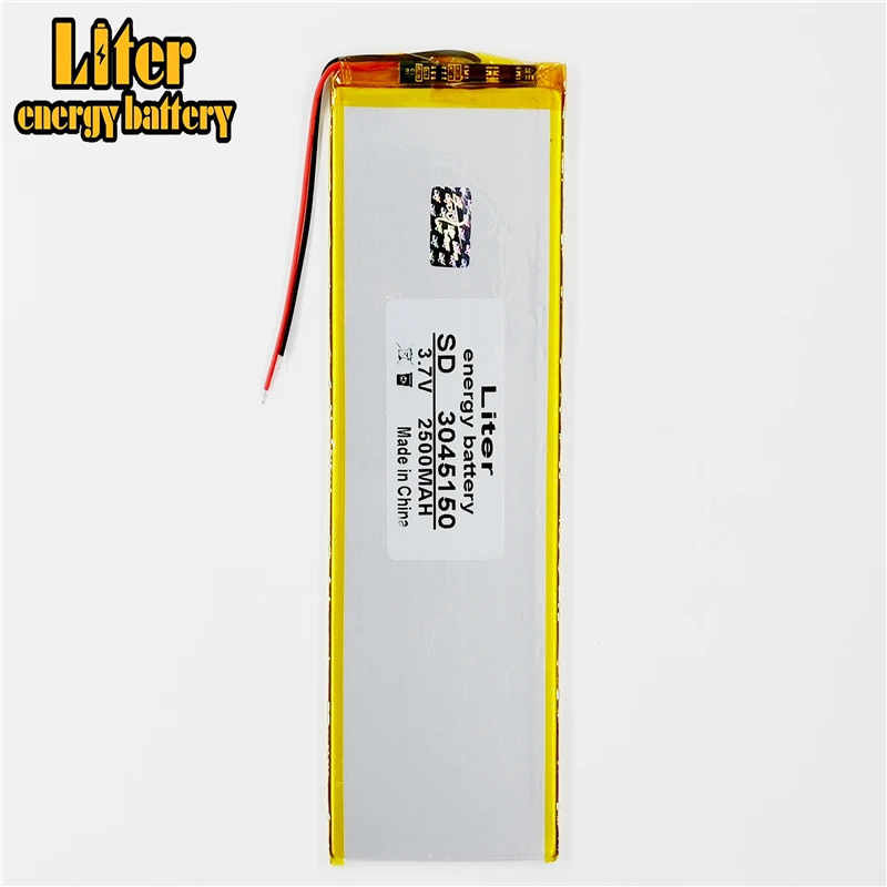 3045150 PLIB 3 7 V 2500mAH (полимерный литий ионный/литий ионный аккумулятор) для планшетных
