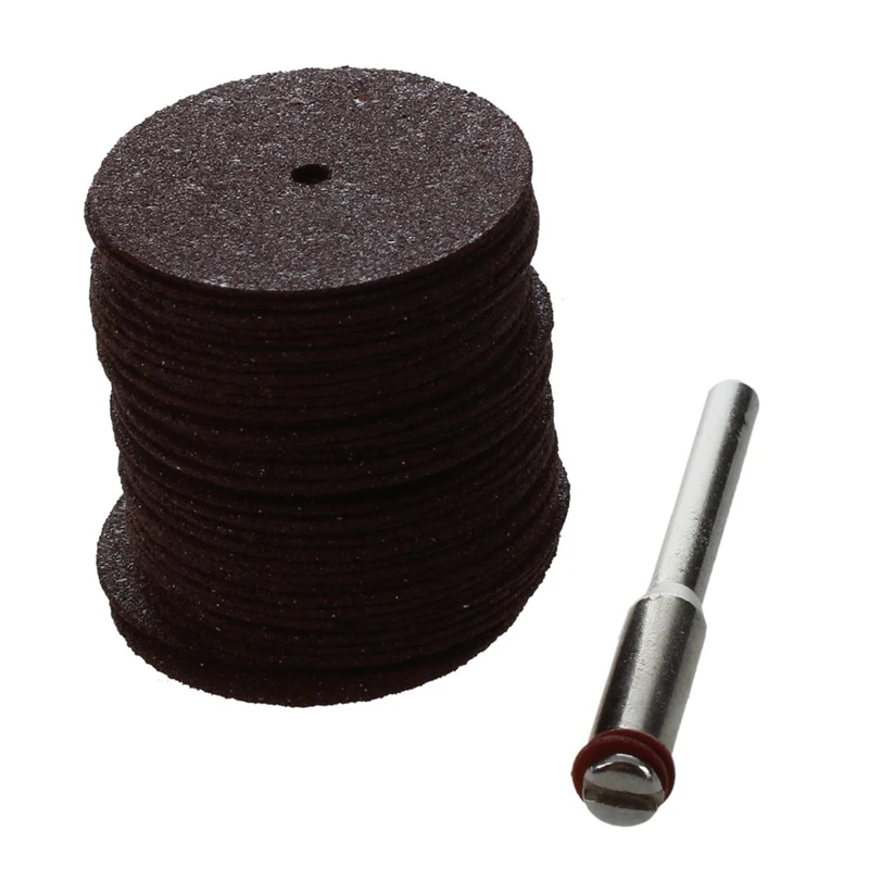 

36 pcs cutting discs grinding wheel set Round Ø25X6mm brown for Dremel KL 1