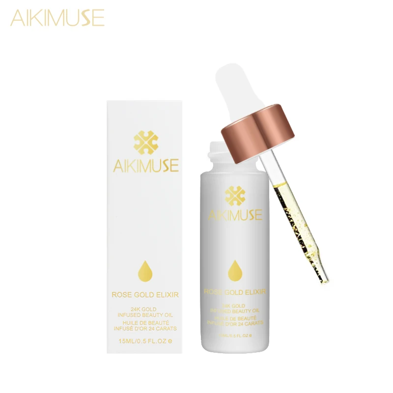 Kimuse 24K розовое золото Infused beauty Oil Elixir Кожа Макияж эфирное масло перед праймером косметика/основа Увлажняющая масло для лица