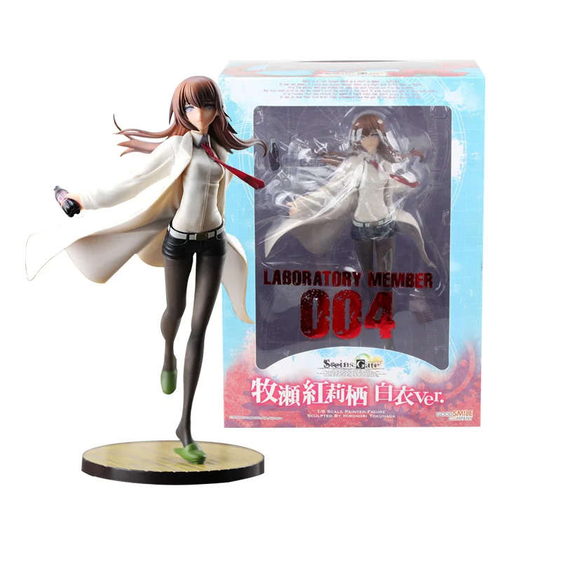 

Anime Steins Gate Makise Kurisu Laboratory Member PVC Action Figure Painted Dolls Decoration Gift Collection Statue Model Toys