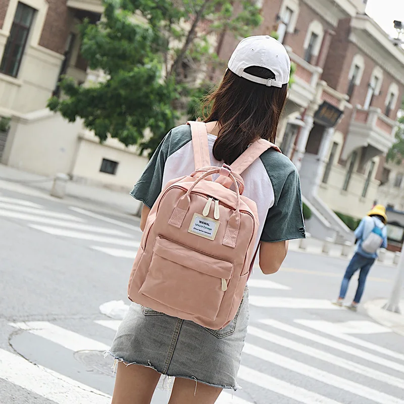 

Fashion Women Backpack Waterproof Canvas Travel Backpack Female School Bag For Teenagers Girl Shoulder Bag Bagpack Rucksack