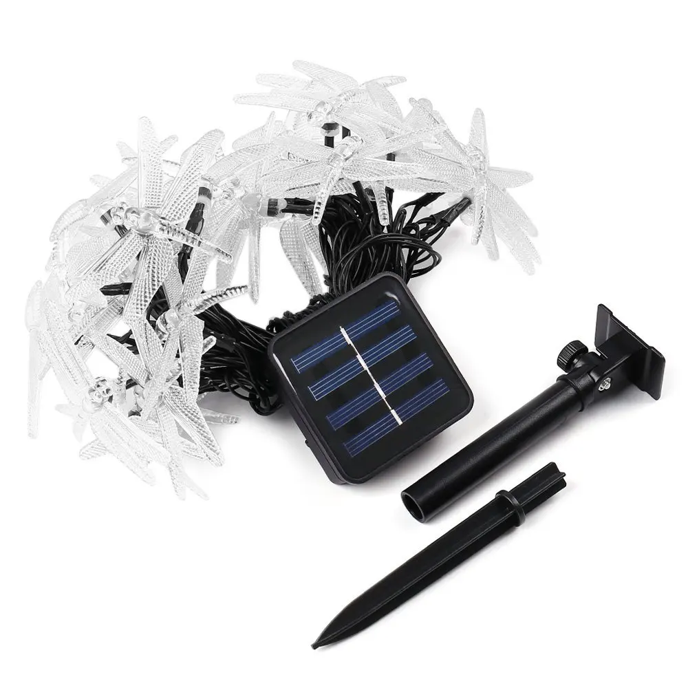 4 м 20LED солнечный светильник в помещении/на открытом воздухе водонепроницаемый