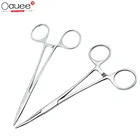 Кровоостанавливающие щипцы из нержавеющей стали 12,51618 см, зажим для шерсти домашних животных, плоскогубцы для рыбалки, ручные инструменты для эпиляции, изогнутыйпрямой наконечник
