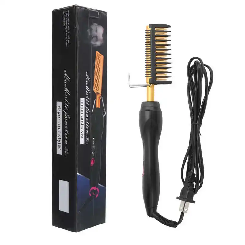 

Расческа для выпрямления керамическая расческа для выпрямления электрическая расческа для горячего выпрямления Расческа для дома для пар...