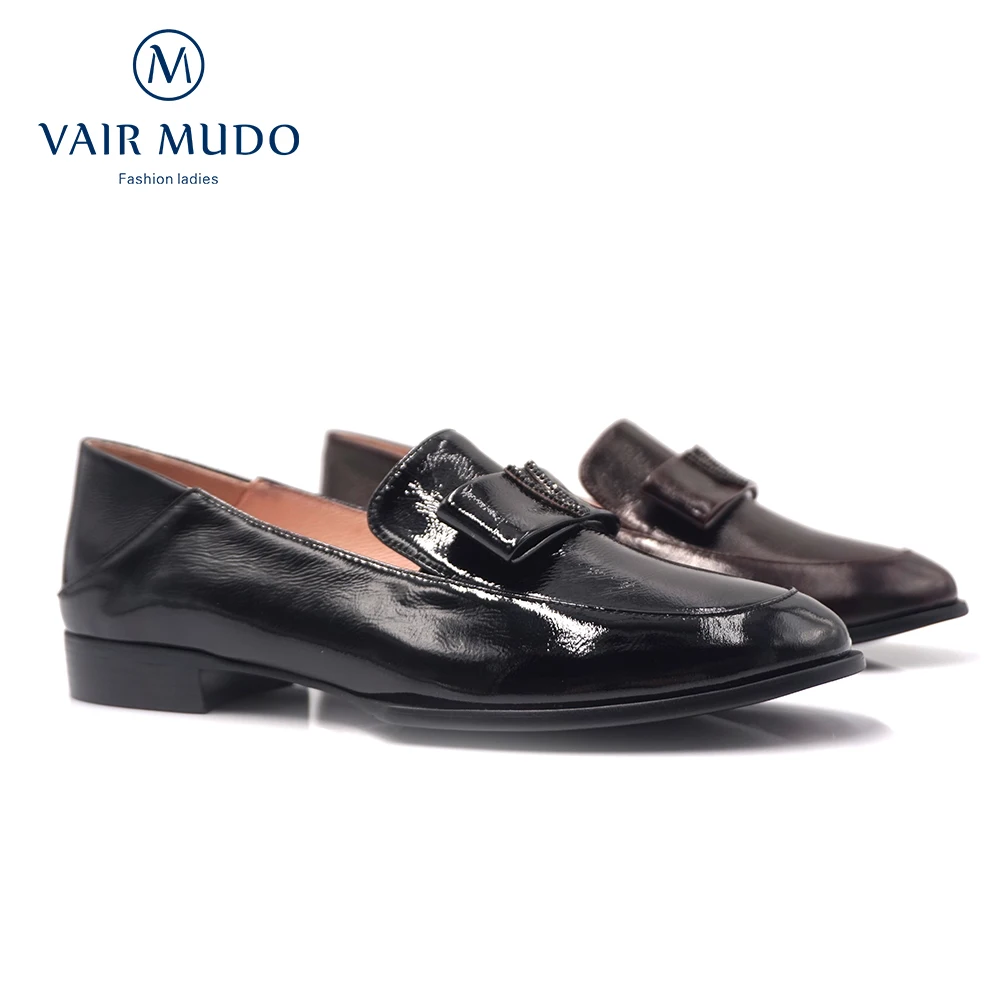 Женские туфли лодочки на низком каблуке из натуральной кожи|Женские туфли| |