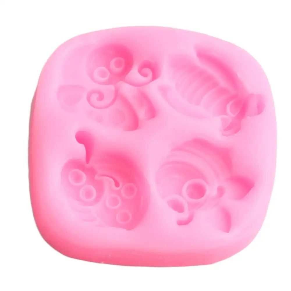 Силиконовые формы для насекомых пчелы бабочки кексы Topper инструменты украшения