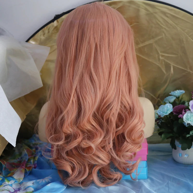 Харизма синтетический парик на сетке спереди длинные волнистые волосы без клея