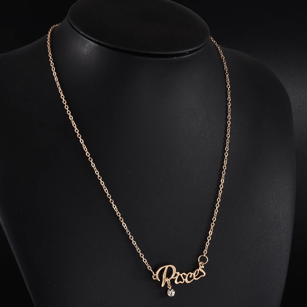 Новое поступление ожерелье с кристаллами 12 знаков зодиака ювелирные изделия