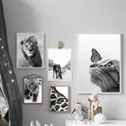 5D алмазная живопись, черный и белый медведь, Лев, кот, олень, алмазная вышивка, роспись, животное, Набор для вышивки крестиком, мозаика, украшение для дома