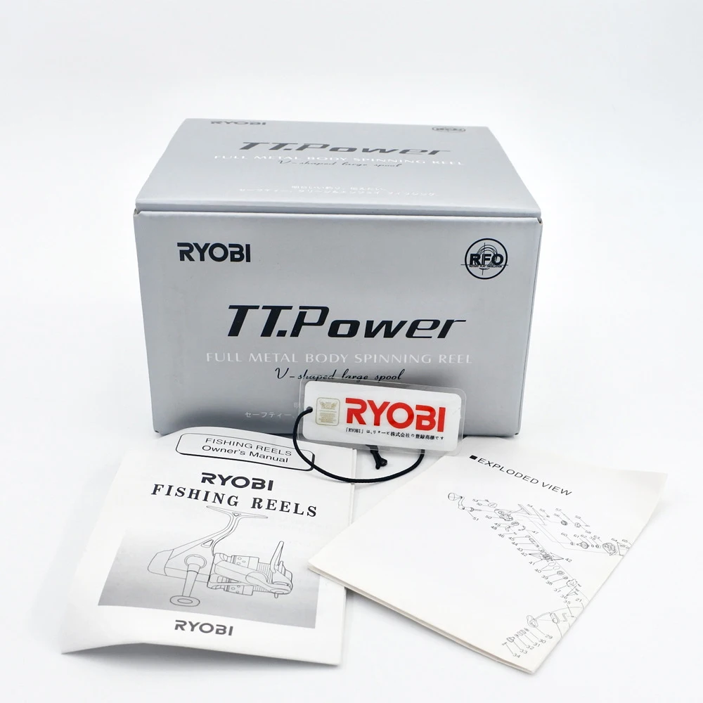 RYOBI 100% оригинальная Рыболовная катушка TT POWER 5 0: 1 спиннинговая 6 + подшипники 10 кг