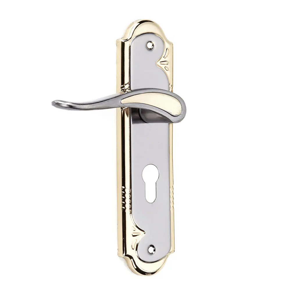 

Privacy With Handle Hardware Home Aluminum Alloy Mortise Security Door Lock Set Durable Bedroom Lever Latch Universal Front Back