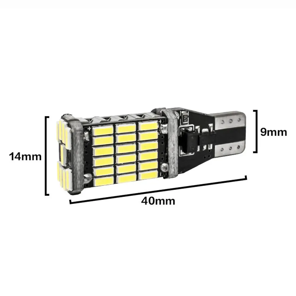Супер яркий T15 W16W 921 4014 45 SMD 12V Авто Canbus Автомобильный светодиодный задний