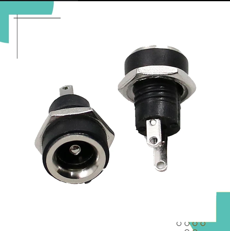 12 В для блока питания постоянного тока монтажный гнездовой разъем 5 мм 2 1