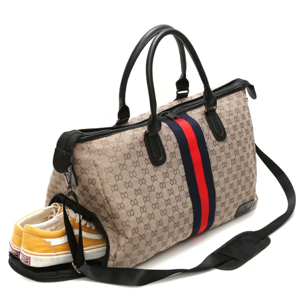 Новый Тип Портативная сумка для путешествий с рисунком в виде цветных полос