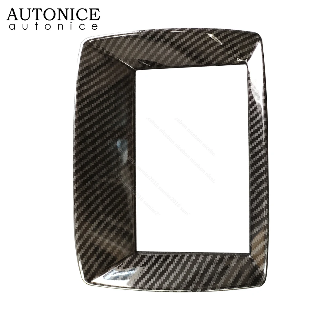 Цветная внутренняя Центральная рамка навигации из углеродного волокна чехол