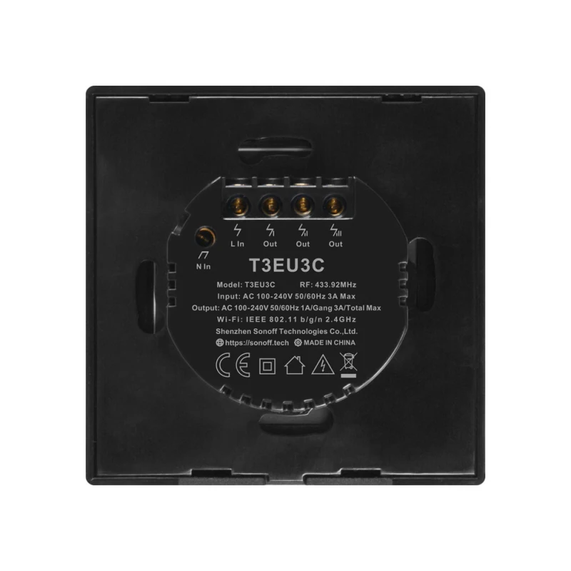 SONOFF WiFi Smart Switches Smart Home with Alexa Google Home Remote Control Smart Panel Automation Modules EU/UK/US 1/2/3 Gangs