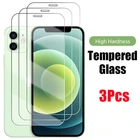 Защитное стекло для iPhone 13 12 11 Pro XS Max XR X 8 7 6s Plus, 3 шт.