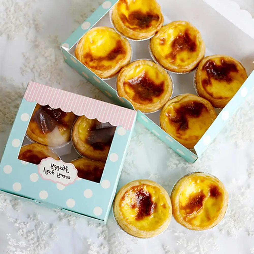 10 шт. набор бумажных коробок для торта печенья кексов пирожных затяжек фруктов