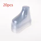 20 шт.лот пластиковая прозрачная форма для ног, пресс-форма для носков, подарочная упаковка для обуви, пресс-формы для детских ботинок 9 см