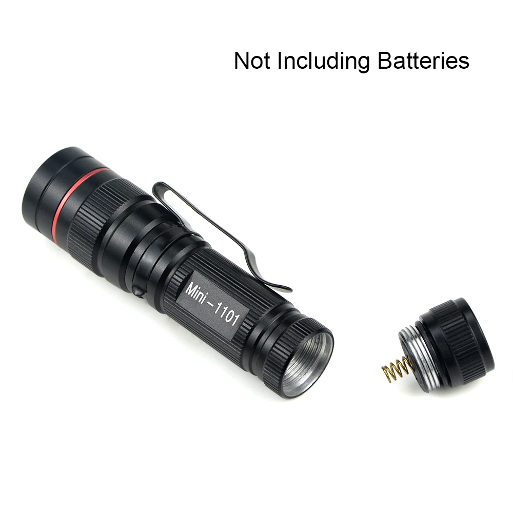 Масштабируемый светодиодный мини светильник ламповый фонарь e Q5 алюминиевый