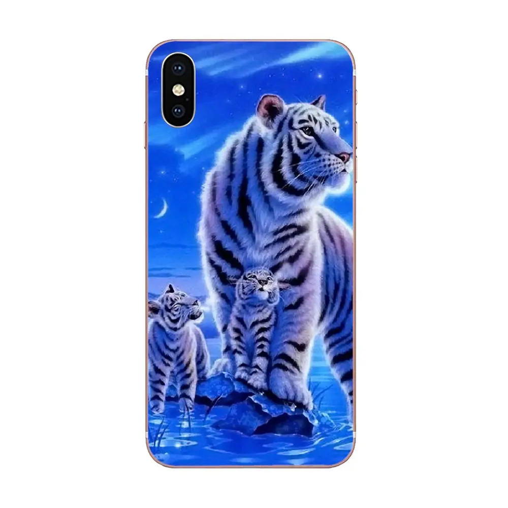 Для Huawei Nova 2 V20 Y3II Y5 Y5II Y6 Y6II Y7 Y9 G8 G9 GR3 GR5 GX8 Prime 2018 2019 рисунок ТПУ белый тигр окрашенные
