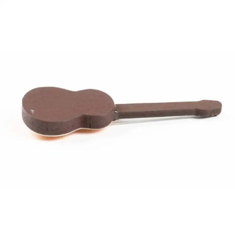 

1/12 Scale Dollhouse Miniature Guitar Dollhouse Miniature Instrument For Decoration Wood Furniture Craft Ornament Kids Gift