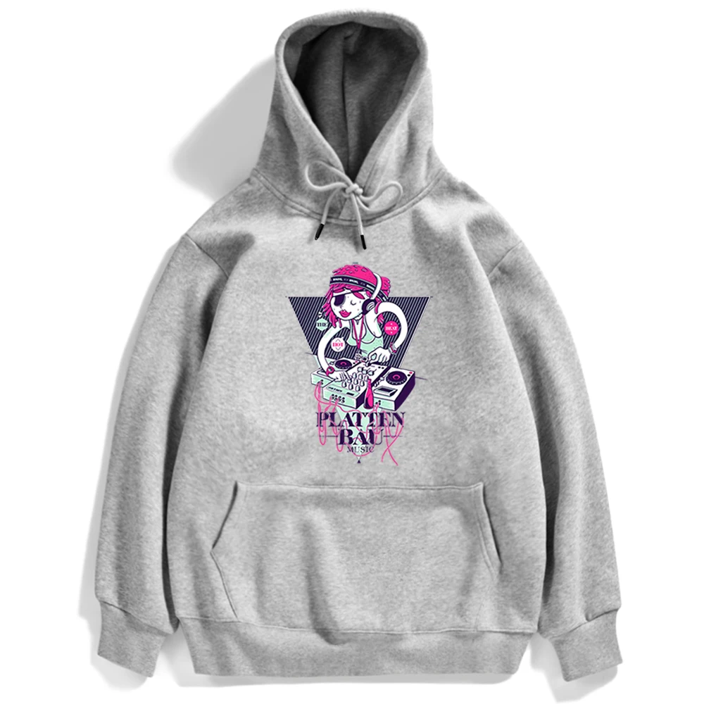 

Dj электронный девушка личности толстовка женская из мультфильма «Город героев»; Модные толстовки с капюшоном и круглым вырезом свободные у...