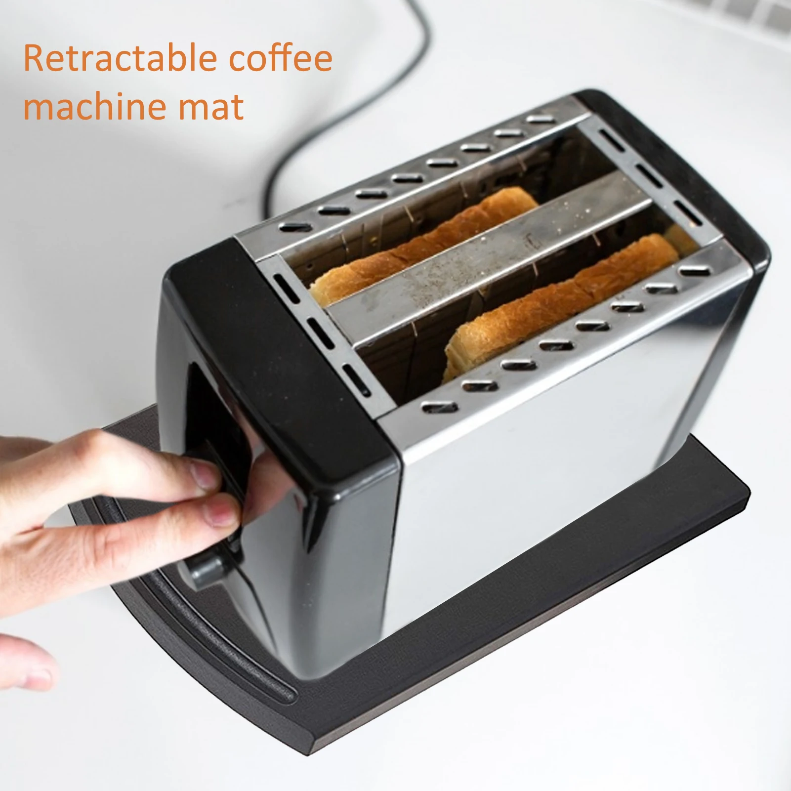 Stretchable Coffee Machine Mat Kitchen Sliding Tray For Toaster Blender | Дом и сад